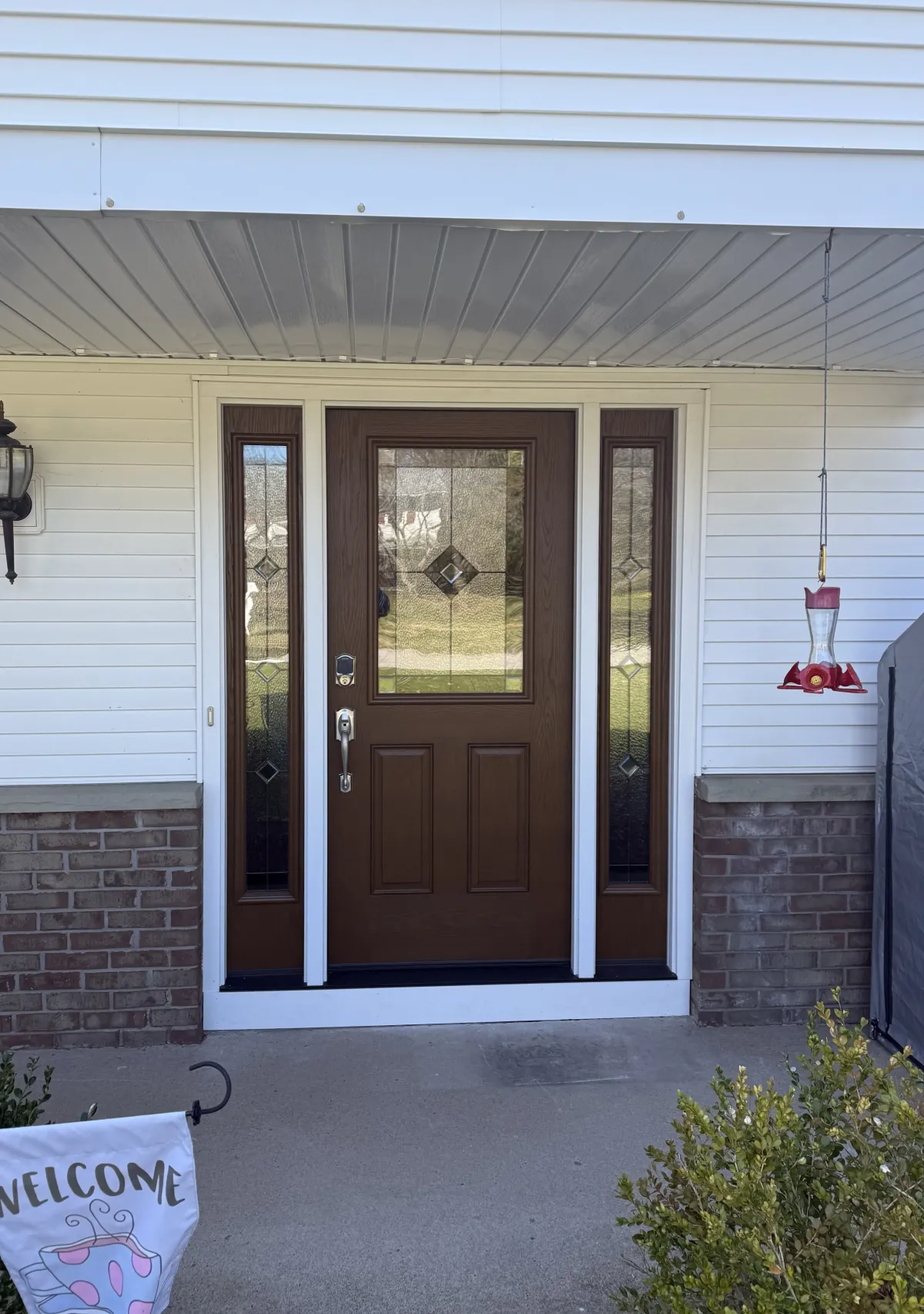 New decorative entry door by Drexler Home Services in Rochester NY